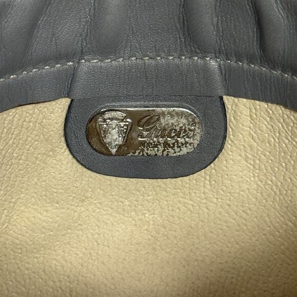 Vintage Gucci Ophidia Micro GG Monogram Gray Leather Crossbody Bag Purse Italy - Picture 11 of 14